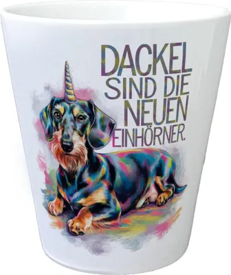 Produktbild von Dackel sind die neuen Einhörner Blumentopf