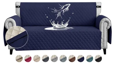 Produktbild von Wasserdichter Sofabezug für ein 3-Sitzer-Sofa mit Lendenwirbelstütze