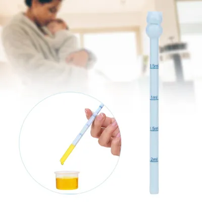 Image de Doseur de médicaments portable pour nourrissons, seringue à liquide, compte-gouttes gradué (bleu)