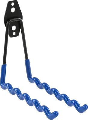 Obrázok produktu pre Vlnitý nástenný háčik 19 cm náradie garáž záhrada 25 kg bicykle modrá