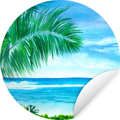 Produktbild von MuchoWow® - Mauerkreis - Wand Bilder - Wandsticker - Wohnzimmer Dekoration - Dekoration für die Wände - Aluminium - Babyzimmer