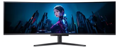 Produktbild von Acer Predator X49 Xbmipphuzx, 124,5 cm (49"), 5120 x 1440 Pixel, Dual QHD, QD-OLED, 0,03 ms, Schwarz