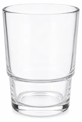 Produktbild von Zahnputzbecher aus Glas – Ersatzglas für Wandhalterungen für Zahnbürsten – Transparent