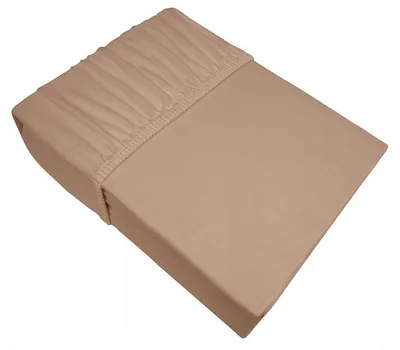 Produktbild von MATERACE Z GÓR Jersey Spannbettlaken 180x200 Beige Baumwolle