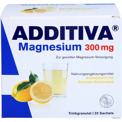 Produktbild von ADDITIVA Magnesium 300 mg Sachets, 20 St. Beutel