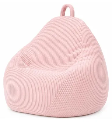 Immagine prodotto di Pouf sacco in velluto a coste BANANAIR 80 x 70 cm rosa