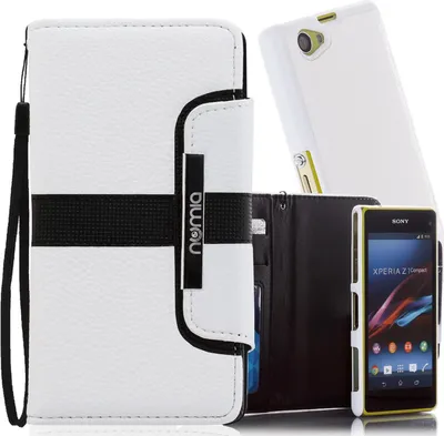 Produktbild von Sony Xperia Z2 Numia Bookstyle 2 in 1 Weiss-Schwarz