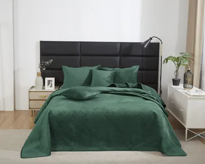 Produktbild von GREEN VELVET gesteppte Bettdecke PLED Decke 140x200 MAYA