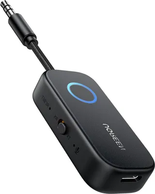 Image de Émetteur-récepteur Bluetooth - Adaptateur audio - Écoute de musique sans fil - Connexion de deux appareils - Autonomie de 20 heures - Noir