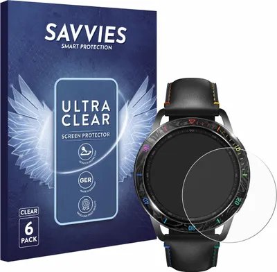 Produktbild von 6x Für Xiaomi Watch S3 Schutzfolie Savvies Displayschutz Display Schutz Folie Klar Transparent