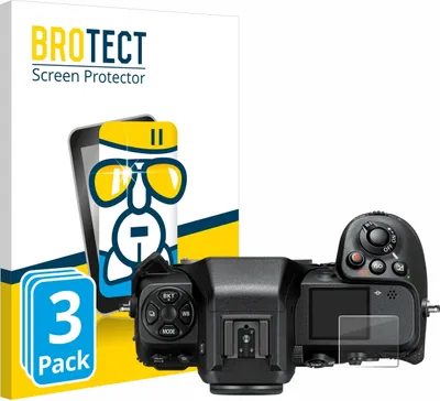 Produktbild von 3x BROTECT Schutzglas für Nikon Z 8 (Schulterdisplay) Schutzfolie Panzer Folie Glas Display Schutz klar