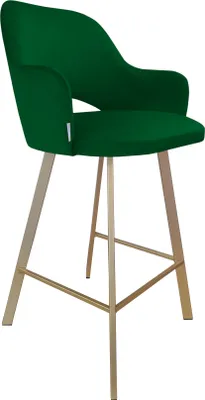 Obrázok produktu pre Barová stolička Milano, zlatá podnož MG25