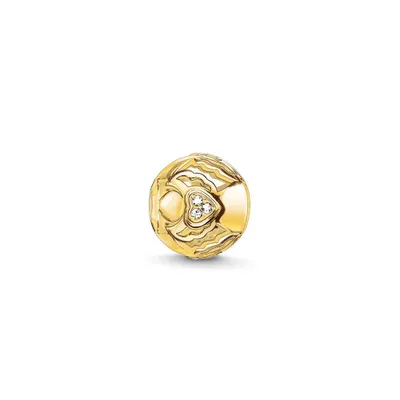 Immagine prodotto di Thomas Sabo Karma Bead "Angelo custode con cuore" placcato oro K0223-414-14