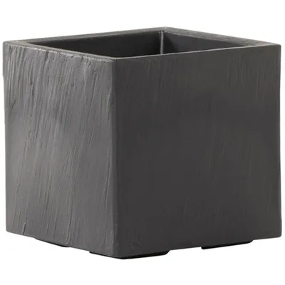 Produktbild von Siena Garden Pflanzgefäß ECO BOZANO 27 cm schwarz 27 x 27 x 21 cm