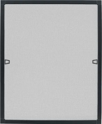 Image de LARS360 100x120cm Anthracite Moustiquaire de fenêtre Moustiquaire en cadre aluminium pour fenêtre Empêche les insectes, perméabilité à l'air, montage sans perçage