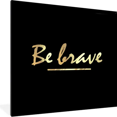 Produktbild von MuchoWow® Gerahmtes Poster Zitate - Gold - Schwarz 40x40 cm - Poster mit Schwarzem Bilderrahmen Wandposter Rahmen Foto Bilder - Mit Rahmen - Wanddekoration Schlafzimmer
