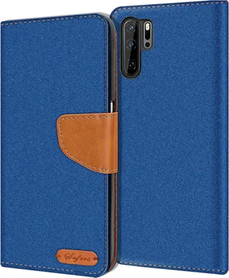 Immagine prodotto di Coprire il telefono cellulare Huawei P30 Pro caso Portafoglio Flip Case Custodia protettiva copertura Tessuto Cover