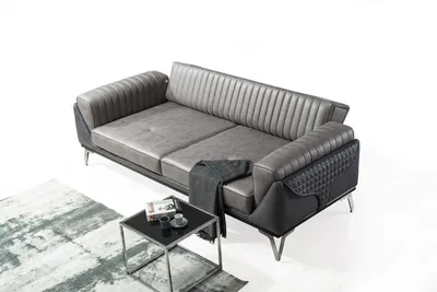 Image de Canapé Garniture 3+1 places Salon Garniture Canapé Fauteuil Canapé Nouveau Gris