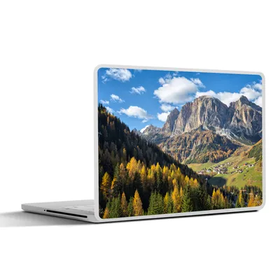 Produktbild von MuchoWow® Laptop Aufkleber Sticker Cover Herbst - Dolomiten - Italien 32.5x23.5 cm - Sticker für Laptop - Selbstklebend
