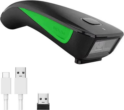 1D-Barcodescanner, Bluetooth, USB, 2,4 GHz, für Tablet, PC, POS