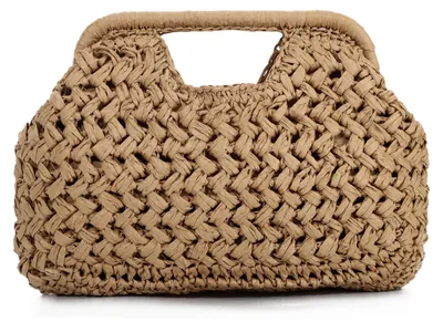 Produktbild von Solidchoice – Geflochtete Clutch für Sommer und Strand