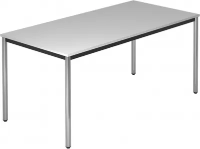 Produktbild von DORAN DR16 C - Grau 160 x 80 mit Rund-Rohr/Chrom