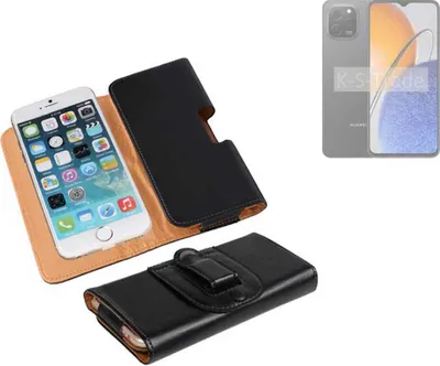 Produktbild von K-S-Trade Schützhülle Handyhülle kompatibel mit Huawei nova Y62 Plus Holster Gürtel Tasche Schutzhülle Handy-Tasche Smartphone Case Seitentasche