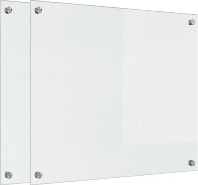 Obrázek produktu pro vidaXL Zadní stěna do kuchyně, 2 ks, průhledná, 70 x 60 cm, tvrzené sklo
