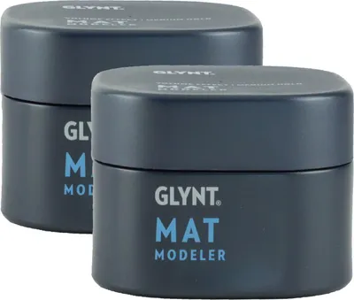 Produktbild von Glynt Mat Modeler 2 x 75 ml festes Volumenwachs mittlerer halt Set