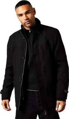 Produktbild von Maine - Jacke Weiter Stehkragen für Herren DH7949 (L) (Schwarz)
