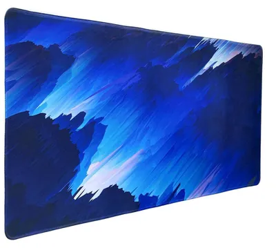 Obrázok produktu pre Herná podložka pod myš, rozšírená, 90x40 cm, 2 mm, Goldmarble, protišmyková, vodoodolná, s prešitými okrajmi