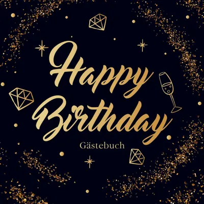 Produktbild von Happy Birthday Gästebuch