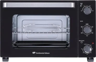 Zdjęcie produktu dla Mini Piekarnik Elektryczny CONTINENTAL EDISON CEMF35B4, 35L, 1500W, Termoobieg, Ruszt do rożna, Czarny