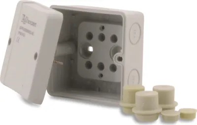 Produktbild von BOXEXPERT Verteilerdose Serie Hanse 88x88x53mm IP66 staubdicht grau RAL7035 Box