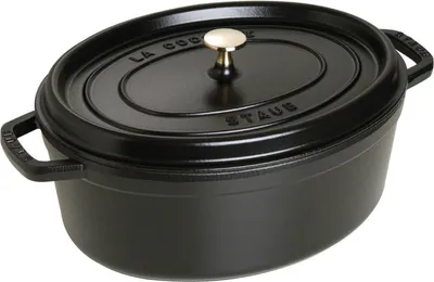 Obrázok produktu pre STAUB Kastról Cocotte oválny nClassic liatinový 6,7 l 33 cm čierny