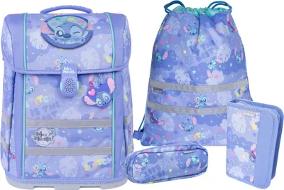 Produktbild von MCNeill Schulranzen-Set PERFECTO, DISNEY STITCH II 5-teilig, ab 1. Klasse