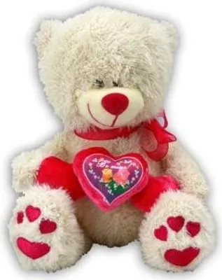 Immagine prodotto di Orso con cuore 'be mine' - circa 21 cm di peluche, orsetto d'amore, orsetto di peluche, orsetto di peluche