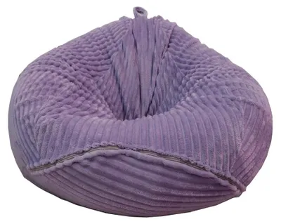 Sitzsack-Bezug XL, lila, ohne Füllung, waschbar, Polyester