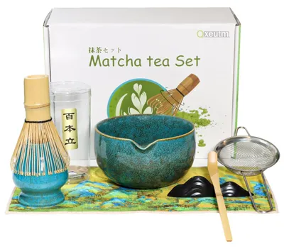 Imagen del producto de Set completo de té matcha con cuenco y accesorios