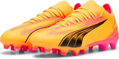 Image de PUMA ULTRA MATCH FG/AG Chaussures de football hommes orange 40.5