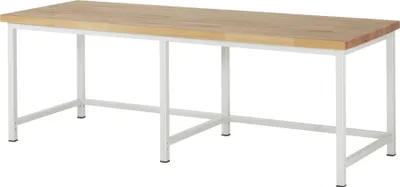 Produktbild von Arbeitstisch - 840 x 2.500 x 900 mm (HxBxT) - Traglast 1.250 kg - Buche