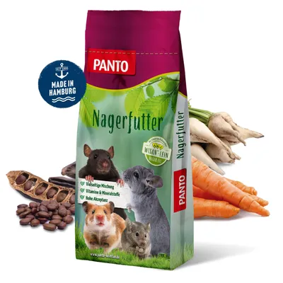 Produktbild von PANTO Nagerfutter Universal – 25 kg Allround-Mix mit Vitaminen & Wisan-Lein®