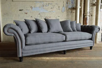 Immagine prodotto di Divano Chesterfield 3 POSTI imbottito Divani di design Set di divani Nuovo 2016-056