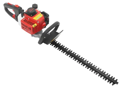 Produktbild von Benzin Heckenschere - Heckentrimmer mit Doppelmesser - 0,9 PS 2-Takt Motor - 56 cm Schwert