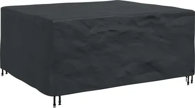 Zdjęcie produktu dla vidaXL Pokrowiec na meble, jednolity czarny, 200 x 150 x 85 cm, 420D