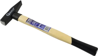 Image de Marteau de serrurier avec manche en bois, 200 g
