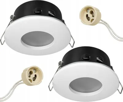 Produktbild von Decorya LED Einbaustrahler Deckenleuchte GU10 IP44 Weiß