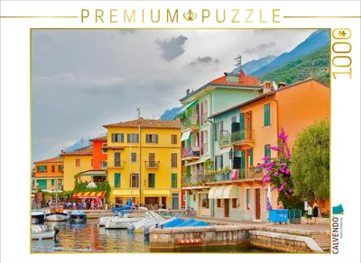 Produktbild von CALVENDO Puzzle Brenzone sul Garda 1000 Teile Puzzle quer | 1000 Teile Lege-Größe 64x48cm Foto-Puzzle für glückliche Stunden