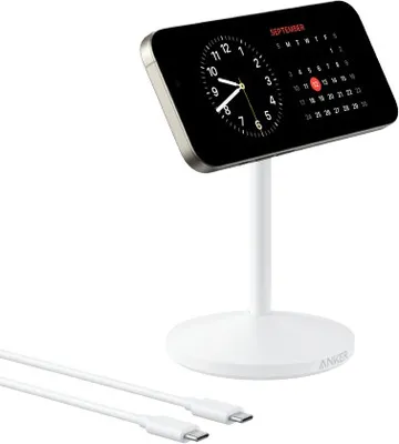 Produktbild von Anker MagGo Kabelloses Ladegerät (Ständer) Weiß