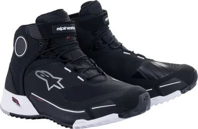 Zdjęcie produktu dla Alpinestars CR-X Drystar Riding Shoes Black/White 45,5 Buty motocyklowe